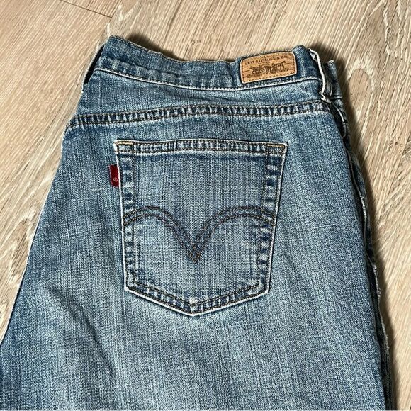 VTG LEVI'S 550 High Rise Relaxed Leg Denim Straight Jean 12 - Picture 7 of 9